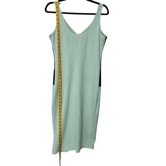 Kardashian Kollection Mint Green Color Block  Bodycon Dress (L) - Picture 8 of 16